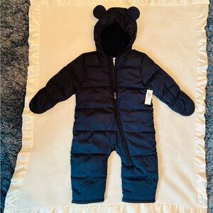 Baby - Navy Blue Snowsuit